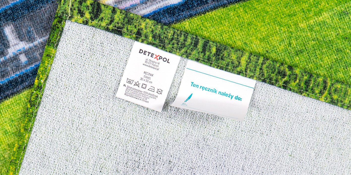 Ręcznik 30x50 cm piłka zielona 5904708927643 23_T